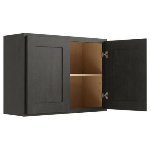 CNC CABINETRY Luxor Smoky Grey Wall Cabinet 48w X 24h