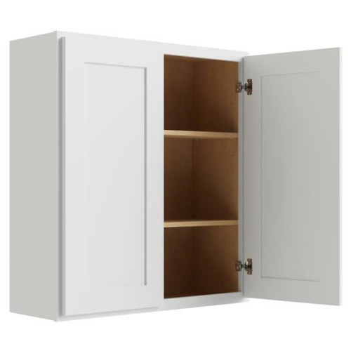 CNC CABINETRY Luxor White Wall Cabinet 36w X 36h