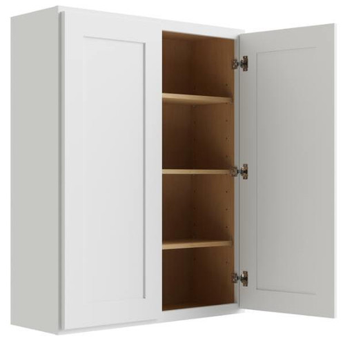 CNC CABINETRY Luxor White Wall Cabinet 24w X 42h