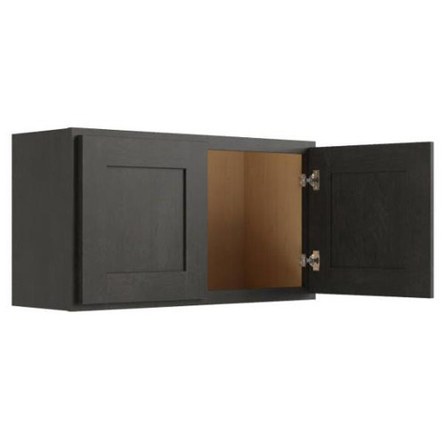 CNC CABINETRY Luxor Smoky Grey Wall Cabinet 33w X 18h