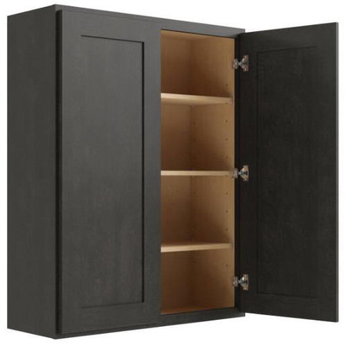 CNC CABINETRY Luxor Smoky Grey Wall Cabinet 30w X 42h