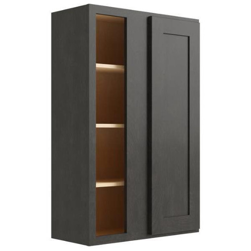 CNC CABINETRY Luxor Smoky Grey Blind Wall Cabinet 36w X 42h