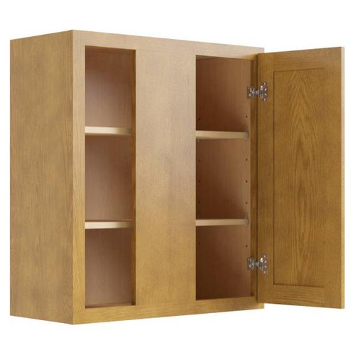 CNC CABINETRY Country Oak Blind Wall Cabinet 39w X 30h