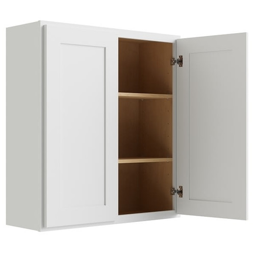 CNC CABINETRY Luxor White Wall Cabinet 27w X 36h