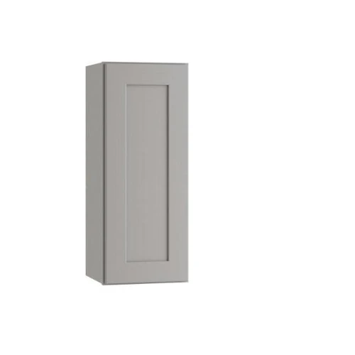Express Shaker 9 In W X 12 In D X 30 In H Assembled Plywood Wall Kitchen Cabinet In Veiled Gray With Shelves Left