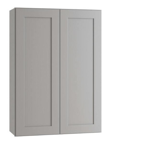 Newport 36 In. W X 12 In. D X 42 In. H Assembled Plywood Wall Kitchen Cabinet In Pearl Gray With Soft Close