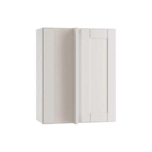 Newport 24 In. W X 12 In. D X 30 In. H Assembled Plywood Blind Wall Kitchen Cabinet In Pacific White With Soft Close LH