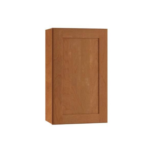 Newport 18 In. W X 12 In. D X 30 In. H Assembled Plywood Wall Kitchen Cabinet In Cinnamon With Soft Close