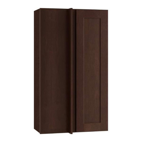 Newport 24 In. W X 12 In. D X 42 In. H Assembled Plywood Blind Wall Kitchen Cabinet In Manganite With Soft Close LH