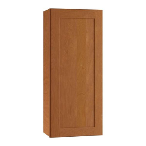 Newport 18 In. W X 12 In. D X 36 In. H Assembled Plywood Wall Kitchen Cabinet In Cinnamon With Soft Close