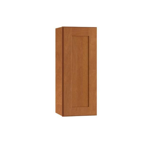 Newport 15 In. W X 12 In. D X 30 In. H Assembled Plywood Wall Kitchen Cabinet In Cinnamon With Soft Close
