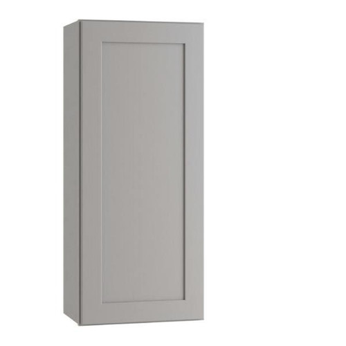 Newport 15 In. W X 12 In. D X 42 In. H Assembled Plywood Wall Kitchen Cabinet In Pearl Gray With Soft Close