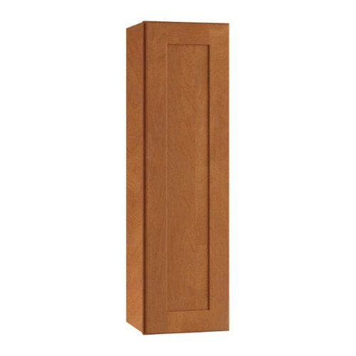 Newport 12 In. W X 12 In. D X 36 In. H Assembled Plywood Wall Kitchen Cabinet In Cinnamon With Soft Close