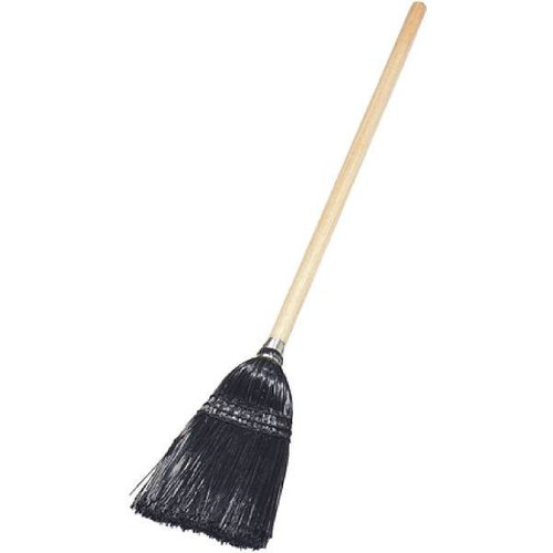 Carlisle 40 In. Black Synthetic Corn Lobby Broom