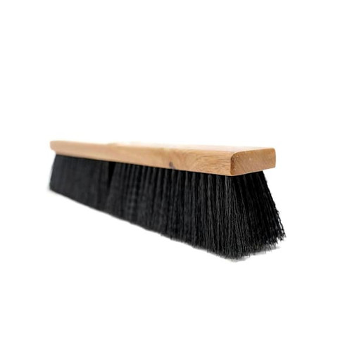Renown Polypropylene Medium Heavy Sweep Broom Center Block, 18", Black