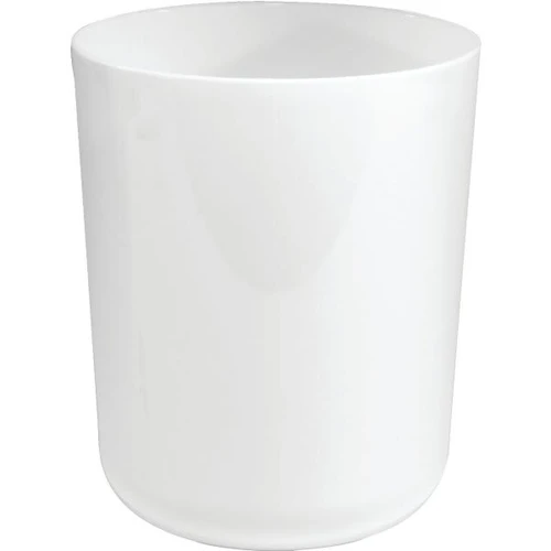 Hapco 8 Quart Laquerware Trash Can White