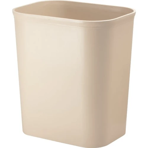 Hapco 14 Quart Plastic Trash Can Beige Ul Approved