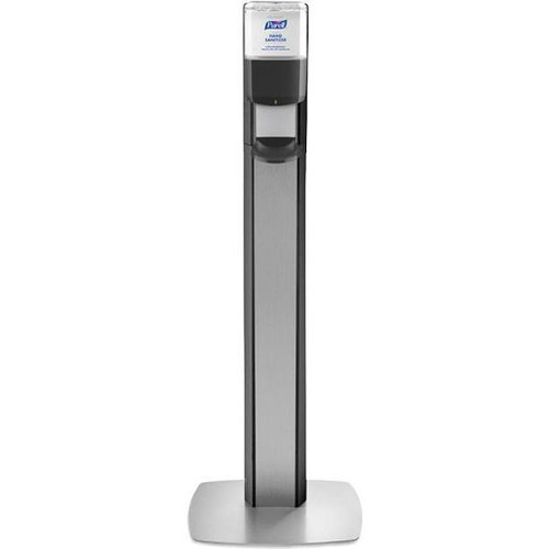 PURELL Messenger ES6 Silver Panel Floor Stand W/ Dispenser