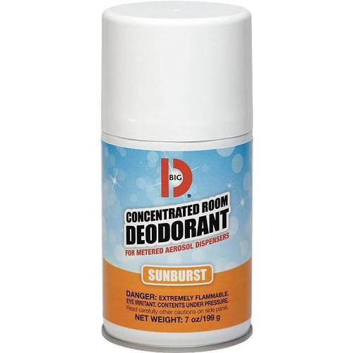 Big D 7 Ozsunburst Concentrated Deodorant For Aerosol Dispensers Case Of 12