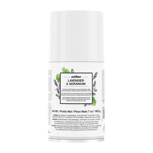 Vectair Airoma Air Freshener Refill 3000, Lavender And Geranium, Case Of 12