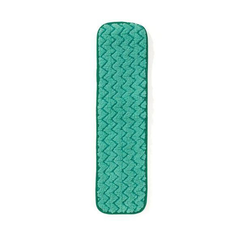 Rubbermaid Commercial Products Hygen 18" Microfiber Dust Pad Green 351896