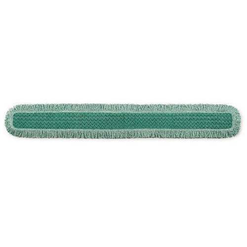 Rubbermaid Commercial HYGEN  Microfiber Dust Mop Head W/ Fringe, 60 In., Green