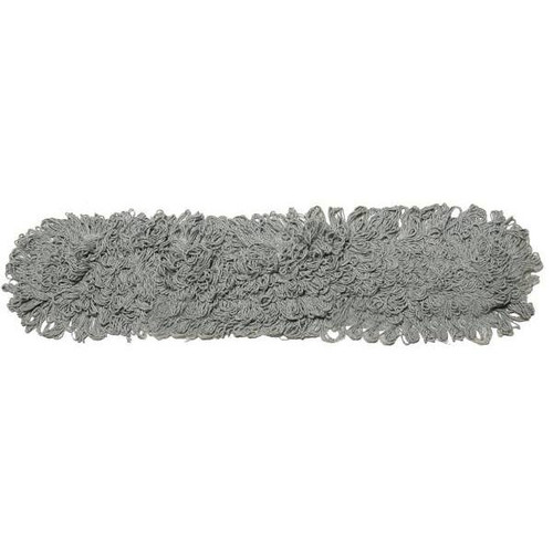 Alphapointe Inhibitor Dust Mop Head, Looped-End, 5" X 36", Green, Case Of 12