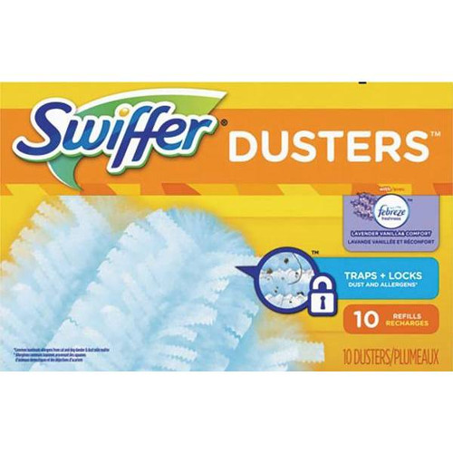 Swiffer Dusters Fiber Refill Duster (10 Count, Case Of 4) (Light Blue)