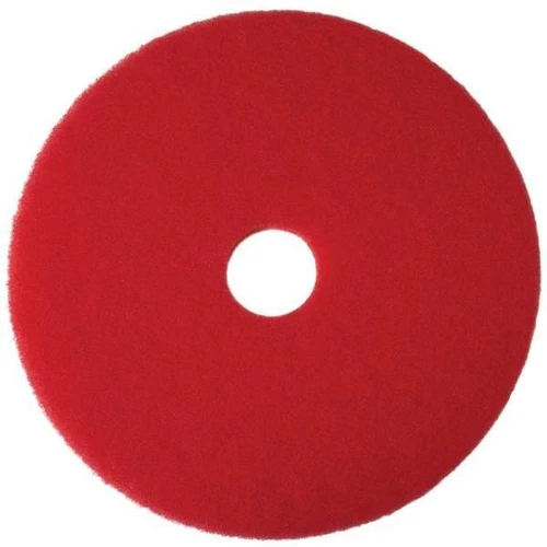 Renown Buffing Floor Pad, 13", Red, Case Of 5
