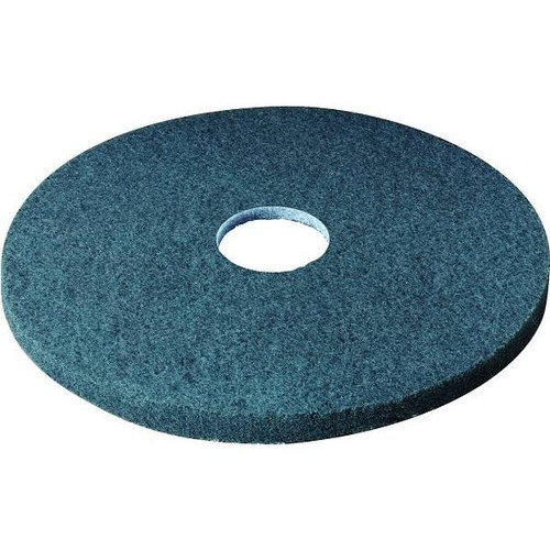 3M Cleaner Floor Pad 5300, 17",  Blue, Case Of 5