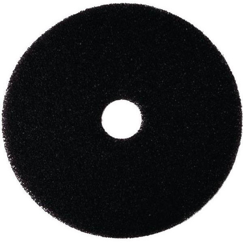 Renown Stripping Floor Pad, 13", Black,  Case Of 5