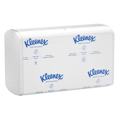 Kleenex Premiere Multi-Fold Paper Towels, 25 Packs-Case
