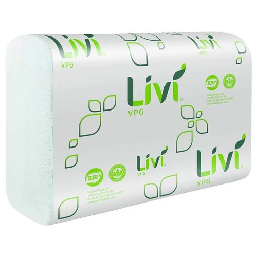 Livi 1-Ply White Multi-Fold Paper Towels Case Of 16