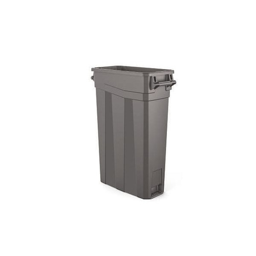 Suncast Commercial 23 Gallon Resin Slim Trash Can With Handles TCNH2030