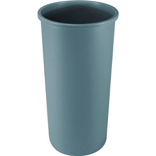 Rubbermaid Commercial Universal Round Trash Container, 22 Gal., Gray