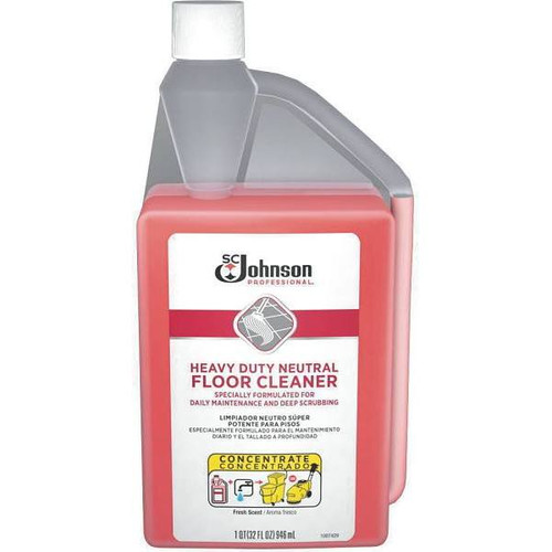 Sc Johnson Professional 1 Qt. Heavy Duty Neutral Fl Cleaner 6/Case Case Of 6
