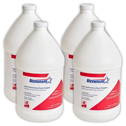 Renown High Performance Floor Stripper, 1 Gal, Case Of 4