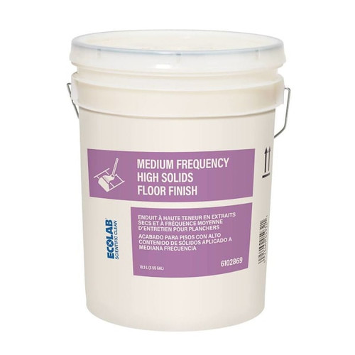 Ecolab Medium Frequency High Solids Floor Finish 5 Gal.