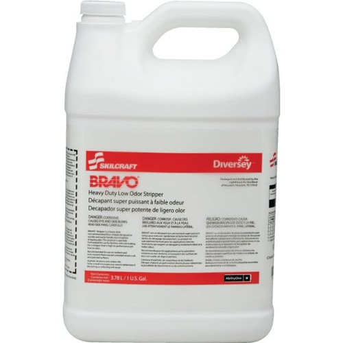 Diversey 1 Gallon Wax Bravo Heavy-Duty Stripper (4-Case)