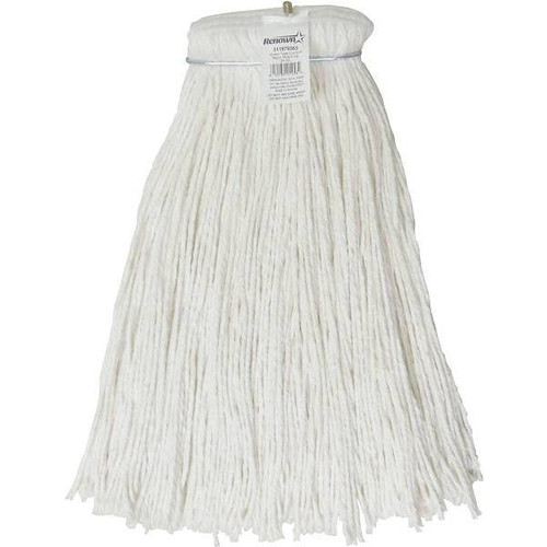 Renown 24 Oz. 4-Ply White Metal Screw Type Headband Mop Head Case Of 6