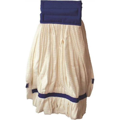 Renown Microfiber Tube Mop Head With Canvas Headband Large (White)