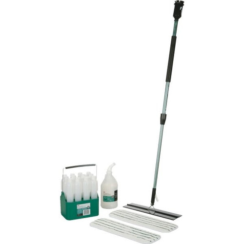 Skilcraft Easy Scrub Express Starter Kit W/ 2 X 18" Mop Heads, Refill Fluid, And Training Dvd