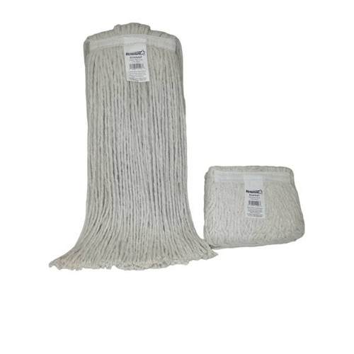 Renown 20 Oz. 1 In. Natural Cotton Headband Cut End Mop Head Package Of 6