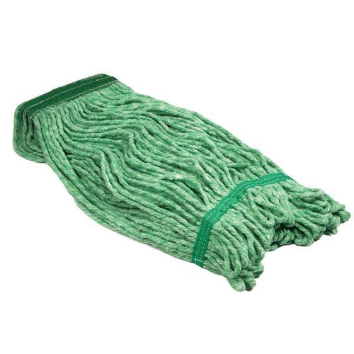 Renown 1 In Headband 16oz Green Blend Looped String Mop Package Of 2