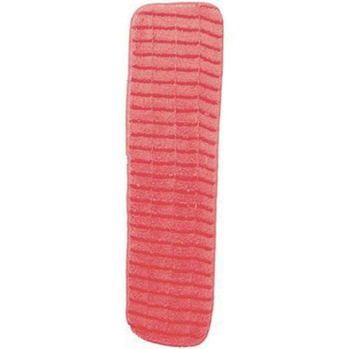 Renown 18 In. Red Scrubbing Microfiber Flat Mop Pad, Package Of 3