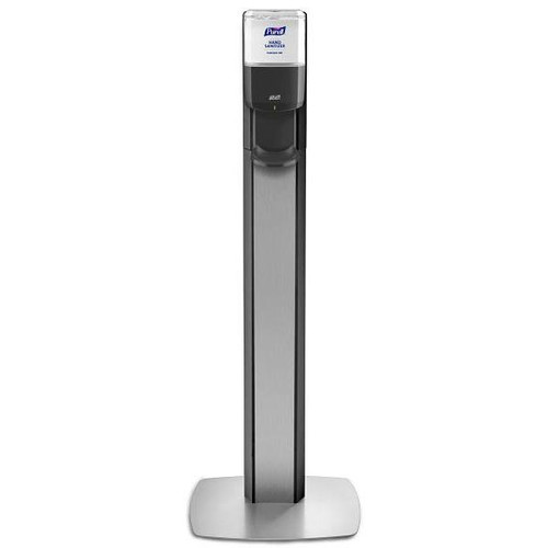 Purell Messenger Es8 Silver Panel Floor Stand With Dispenser 229773