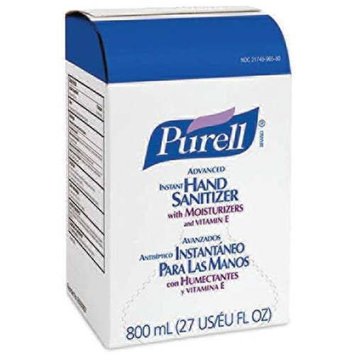 Purell Advanced Hand Sanitizer 800ml Refill For Gojo Dispenser, Case Of 12