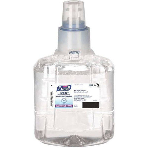 Purell Sf607 Hand Sanitizer Foam, 1200 Ml For Ltx-12 Dispenser, Case Of 2