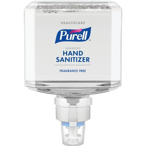 Purell Healthcare Advanced Hand Sanitizer Gentle & Free Foam, Fragrance Free, 1200 Ml Refill For Es8 Touch-Free Hand Sanitizer Dispenser Case Of 2