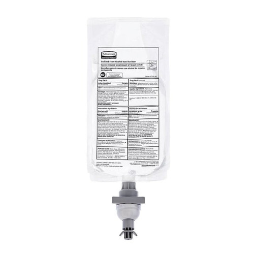 Rubbermaid Commercial Enriched Foam Alcohol Hand Sanitizer Refill For Autofoam/LumeCel Dispensers, NSF E3, 1000 mL